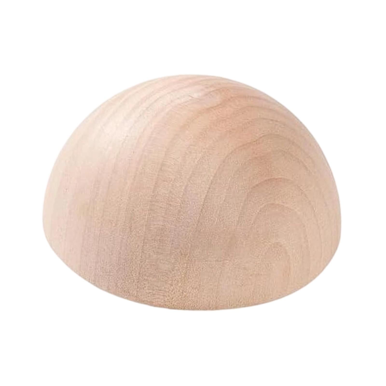 GUOOL Pottery Plate Press Half Round Clay Tool Wooden Pottery Plate Bowl Platter Maker Smooth Sturdy Design Suitable for Pottery Making Art Projects Gift Gi 15cm