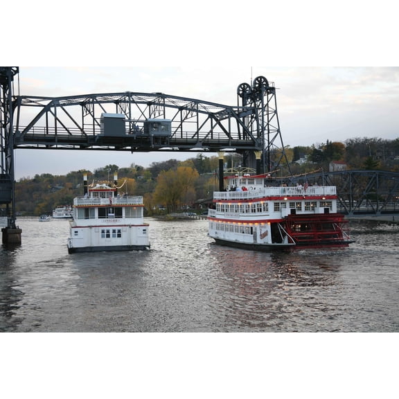 Reimer Riverboat VI Glossy Poster