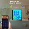 thumbnail image 3 of Aqestyerly DeskTop Screen Art Animation Screen Time Manager Alarm Clock Car Accessories, 3 of 9