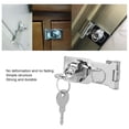 thumbnail image 4 of Safety Locking Hasp, Unbreakable Strong And Durable Stainless Steel Keyed Hasp Lock, for Cupboard Closet Cabinet, 4 of 7
