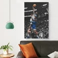 thumbnail image 4 of Anthony Edwards Throwback Dunk Canvas Poster Picture Print Wall Art Poster Painting Canvas Posters Artworks Gift Room Aesthetic 16x24inch(40x60cm), 4 of 6