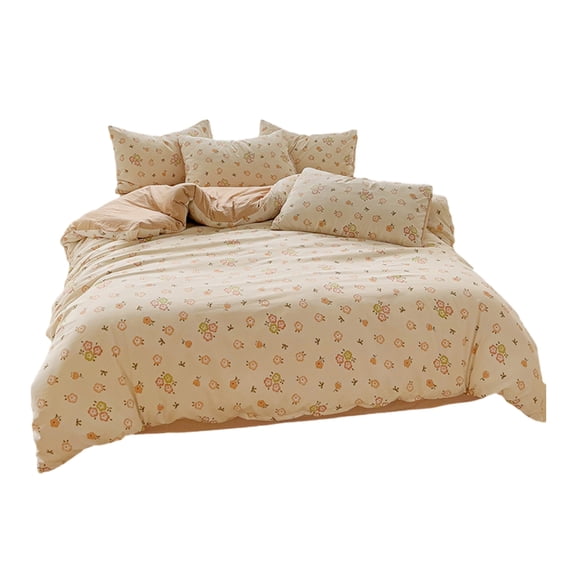PatungKu Cotton 4 Pieces Bed Set Temperature Regulating Nursery Bedding for Toddlers and Kids