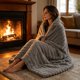 thumbnail image 4 of Support Blanket Yellow Security Blanket Calming Dog Blanket Rabbits Hair Plushs Designed For Soft And Comfortable For Indoors Sofa Kennel, 4 of 9