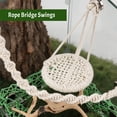 thumbnail image 4 of ZALALOVA 7 Pcs Jumping Spider Hide Supply,Hermit Crab Hideout Climbing Platform, Natural Cotton Rope Bridge Swings with Magnets for Small Reptile Enclosure Decorations, 4 of 8