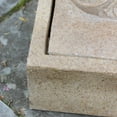 thumbnail image 7 of Northlight 28" Prelit LED Praying Buddha Outdoor Patio Garden Water Fountain - Ivory, 7 of 7