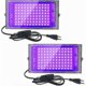 thumbnail image 1 of 2pcs 100w Uv Led Floodlight Blacklight Ip65 Waterproof, Ultraviolet Led Lamp, Effect Lighting For Aquarium, Party, Neon Painting, Fluorescent Poster, 1 of 5
