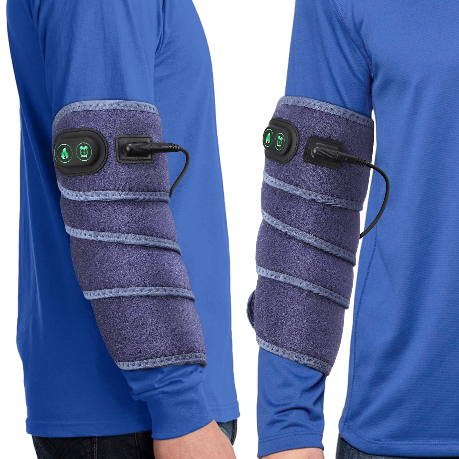 Electric Heating Pads for Elbow Arm Wrist Ankle Leg Knee, Elbow Heated Pad Wrap for Multiple Body Areas, Fast Heating Body Wrap Heated Brace with 4 Heating Levels, 3 Timing Settings