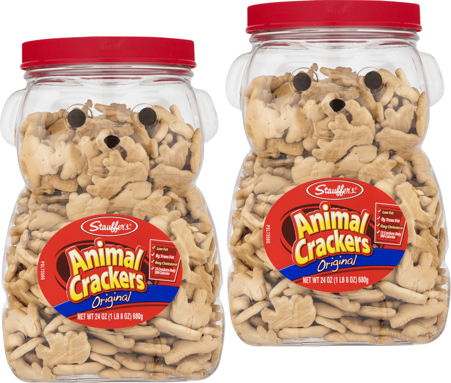 Stauffers Original Animal Crackers 24 oz. Bear Jug (2 Containers