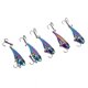 thumbnail image 5 of Señuelos De Pesca, Coloridos Cebos Metálicos De Acero Al Carbono, Accesorio Con 2 Anzuelos Triples Para Pesca En Agua Dulce, Agua Salada, Ríos, Lagos Y Mar, 5 of 7