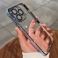 thumbnail image 2 of Funda de teléfono de lujo galvanizada con protección para iPhone 11, 12, 13, 14 y 15 Pro, suave y transparente., 2 of 8