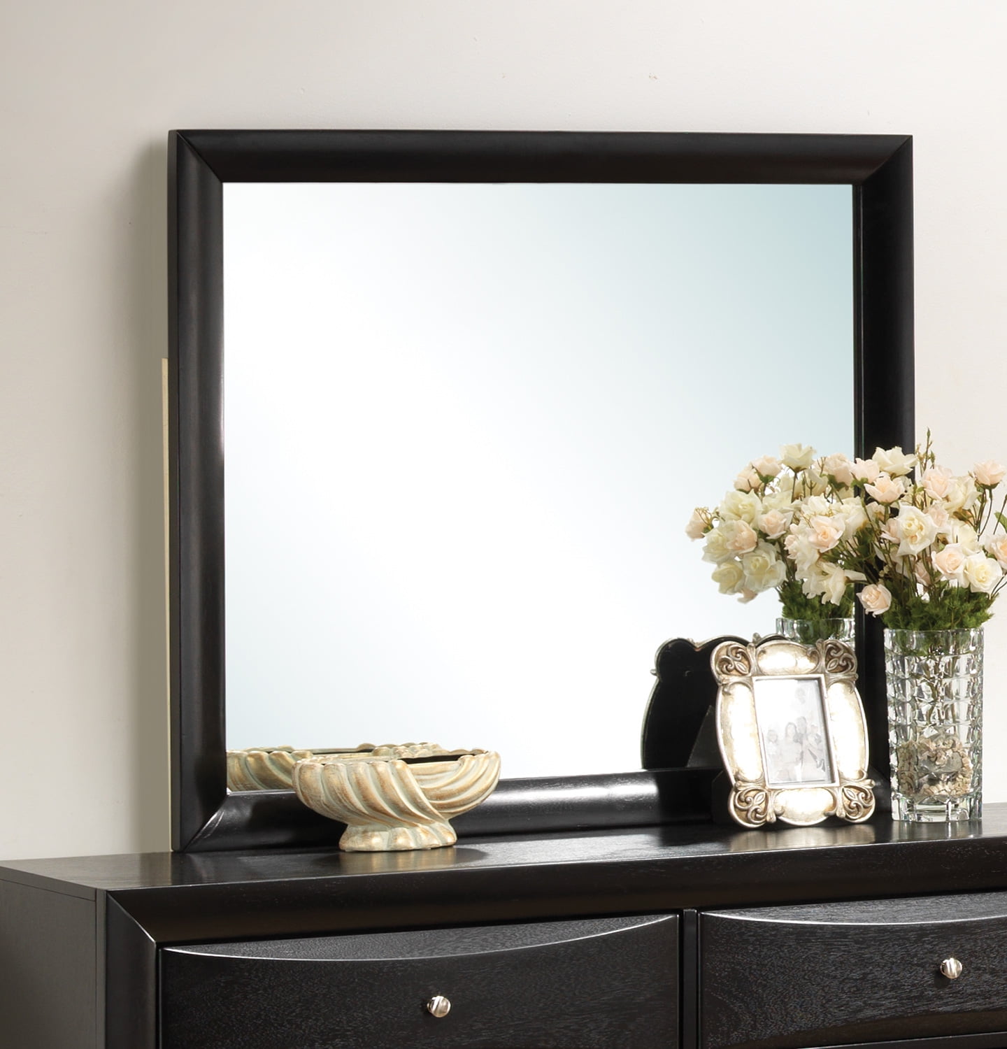 MIRROR, F/BLACK, 39.25x1;.25x34.75"H