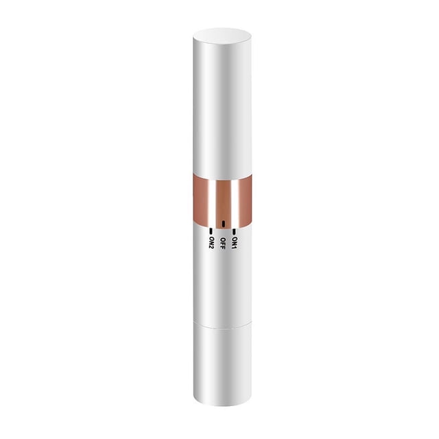 Recortador de vello 2 en 1 para mujer, recargable, de doble cabezal, para cejas