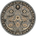 thumbnail image 2 of Rugs.com Neda Collection Rug – 8 Ft Round Dark Gray Low Rug Perfect For Kitchens, Dining Rooms, 2 of 5
