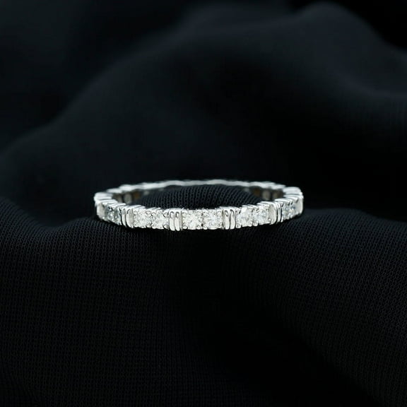 Silvago Jewel 14K White Gold Plated Rings - 1.4 Ct Round Cut Diamond Rings - Engagement Wedding Diamond Jewelry for Women's - Christmas Special Gift for Her - Showing Appreciation Band Gifts for Her