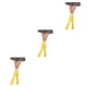 thumbnail image 5 of Sonducket Calcetines altos hasta el muslo a rayas antideslizantes estilo preppy JK calentadores para el Día de San Valentín accesorios de mujer franja blanca amarilla 3Conjunto, 5 of 6