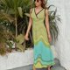thumbnail image 3 of Irregular Stripe Vestido Sin Mangas , Vestidos De Lujo Para Ocasiones Oficiales, 3 of 5