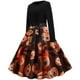 thumbnail image 5 of Vestido HUOGUO de manga larga con estampado de moda para mujer, 5 of 5
