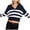 Blue, variant on TJAZFJPA Red and Green Striped Sweater 2024 Women's Casual Long Sleeved Striped Thick Knitted Oversized Pullover Ribbed Sweater Top Oversized Sweaters for Women Black Womens Fall Sweaters 2024 V Neck