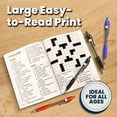 thumbnail image 3 of 10-Pack Large Print Crossword Puzzles for Seniors Plus 2 Fill-In Puzzle Books and 4 Pens Big, Bold, Easy-to-Read, Perfect Brain Stimulation Elderly Games for Retirement, Hospital Activities (8 x 10), 3 of 10