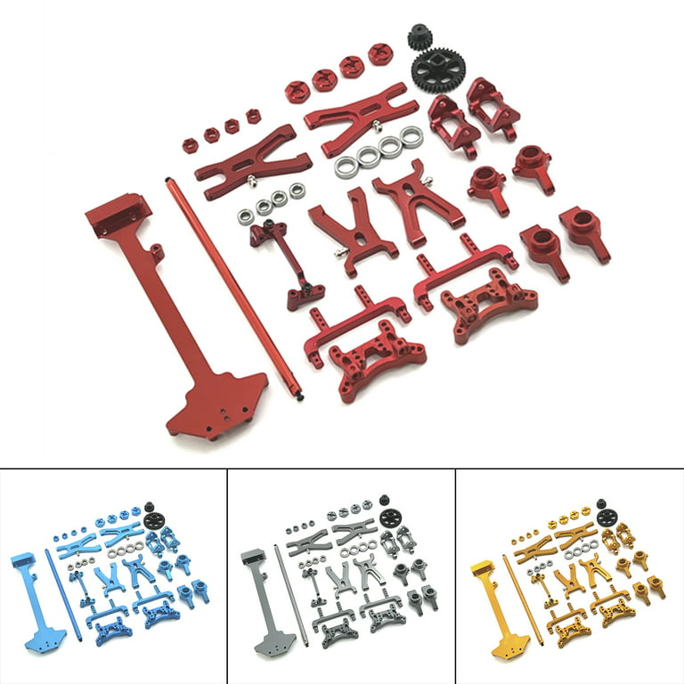 RC Car Repair Parts Upgrade Metal Parts for 1/18 Wltoys A949 A959 A969 A979 K929 Gold