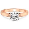 thumbnail image 3 of 5 Carat IGI Certified Cushion Shape Lab Grown Diamond Engagement Ring | 14K Rose Gold | Arielle Solitaire Diamond Ring | FG-VS1-VS2 Quality Friendly Diamonds, 3 of 4