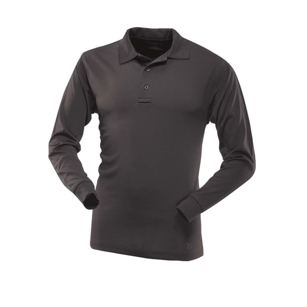 Camisa Polo Tru-Spec 24-7 de Manga Larga para Hombre Negra 3XL