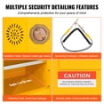 thumbnail image 4 of KFFKFF Secure Storage for Combustible Substances, 12 Gallon Capacity, Constructed from Cold-Rolled Steel, Measuring 16.9 x 16.9 x 22 inches, Explosion Resistant, Includes Adjustable Shelf and 1 Door, 4 of 9