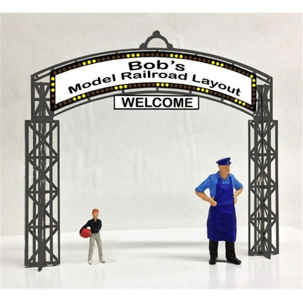 Miller Engineering MIL880651 HO & O Scale Universal Entrance Sign