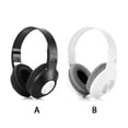 thumbnail image 2 of Injueey Auriculares inalámbricos con montaje en la cabeza, ligeros, cómodos, estables, plegables, ajustables, accesorio de Audio para Cables de audio/vídeo Blanco, 2 of 6