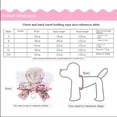 thumbnail image 2 of Cute Soft Bowknot Clothes for Dogs Outfits Puppy Vest Dog Chest Strap Dog  Harness Pet Leash PINK XL, 2 of 8