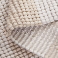 thumbnail image 4 of SAFAVIEH Natura Blazhe Checkered Runner Rug, Beige/Ivory, 2'3" x 8', 4 of 9