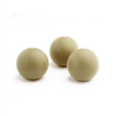 2 in. Sage Ball Candles, Green - 12 Piece per Box
