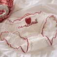 thumbnail image 6 of Womens Hipsters Ruffle Trim Panties with Sweet Strawberry Print Soft Breathable Sheer Mesh Middle Waist Underwear Briefs, 6 of 8