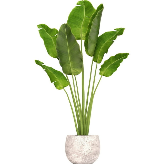 Adhesivo de pared de planta bonita verde en maceta creativa decoración de pared extraíble TUNC Sencillez
