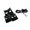 Black, variant on 3pack Comfortable Ferrets Squirrels Vest Harness Pet Harness Leash Adjustable Hamster Chest Strap Walking Outdoor