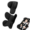 thumbnail image 2 of Car Seat Insert,Car Seat Insert for New Born,Baby Head Neck Body Support Pillow,Baby Stroller Cushion,Breathable Polyester Fiber Liner Mat,For Carseats Pushchair 47x35cm&36x32cm, 2 of 8
