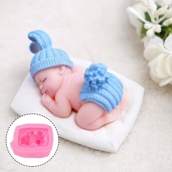 MLINS 1Pc Household Cake Mold Decoration Lovely Dessert Mold Soap Mold Tool (Pink)