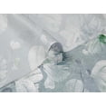 thumbnail image 5 of oneOone Velvet Grayish Blue Fabric Florals Sewing Material Print Fabric By The Yard 58 Inch Wide-VA8, 5 of 5