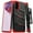 Black & Red, variant on ZIZO BOLT Series Case with Kickstand Holster Phone Case Black & Red Galaxy S20