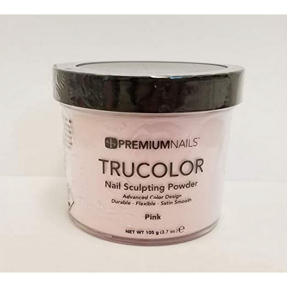 PREMIUM NAILS Trucolor Nail Sculpting Color Powder 3.7 Oz (105g) - PINK