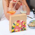 thumbnail image 3 of Yayeee Napkin Holder for Table Set of 2 Kitchen Paper Tissue Organization, Red Striped Lemon, 3 of 8