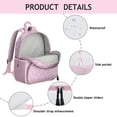 thumbnail image 4 of Axolotl Kawaii Cute Cartoon Ergonomic School Backpack - Waterproof Spine-Friendly Design with Breathable Padded Straps for Students & Teens, 4 of 6