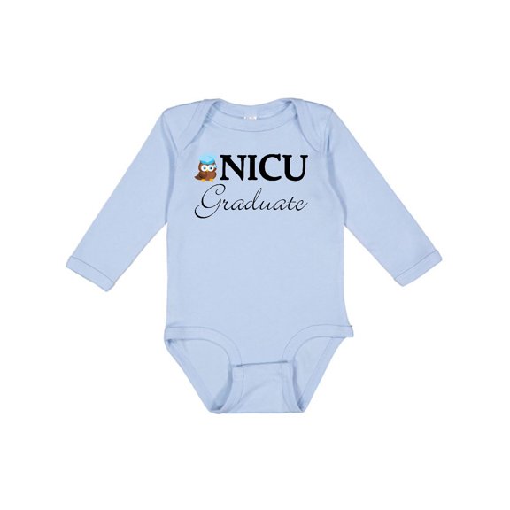 Inktastic Newborn Nicu Graduate Boy Boys Long Sleeve Baby Bodysuit