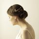 thumbnail image 4 of de nupcial Pinza de cabello Boda Baile de graduación Joyería cabello Macarena Peineta nupcial floral, 4 of 8