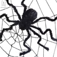 thumbnail image 6 of GustaveDesign 2.5ft Giant Plush Spider Scary Fake Fuzzy Long Spider Toy Halloween Simulation horror Prop Decor Indoor Outdoor Party Favor "2.5FT", 6 of 12
