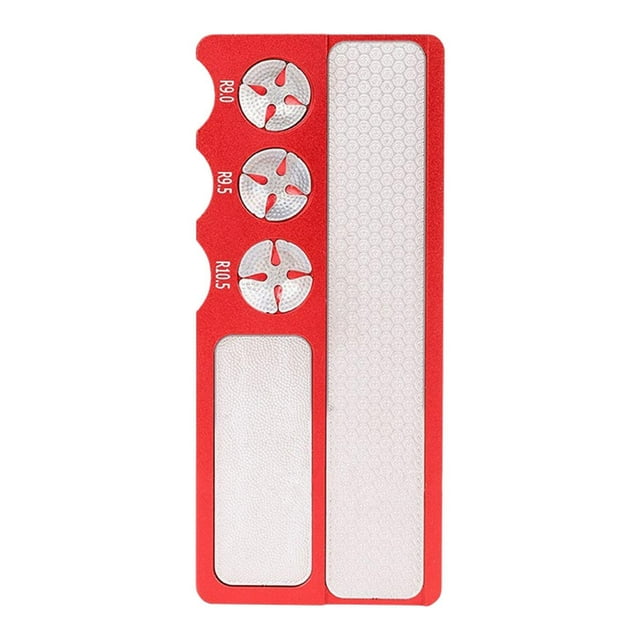 Ruiboury Pool Cue Tip Tool Billiards Accessories Tool Repair Head Club Red Metal 122x53mm