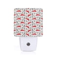 thumbnail image 1 of Fotbe Cute Christmas Hat Penguin Pattern Plug-in LED Backlit Night Light with Motion Sensor & Dusk to Dawn Sensor Energy Efficient Night Light, Bedroom Night Light-UK, 1 of 7