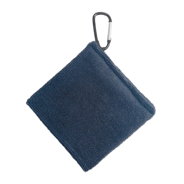 Toalla de pelota de golf con clip, paño de limpieza, accesorios de golf portátiles, limpiador de pelotas de golf, regalos de bolsillo para hombres y m