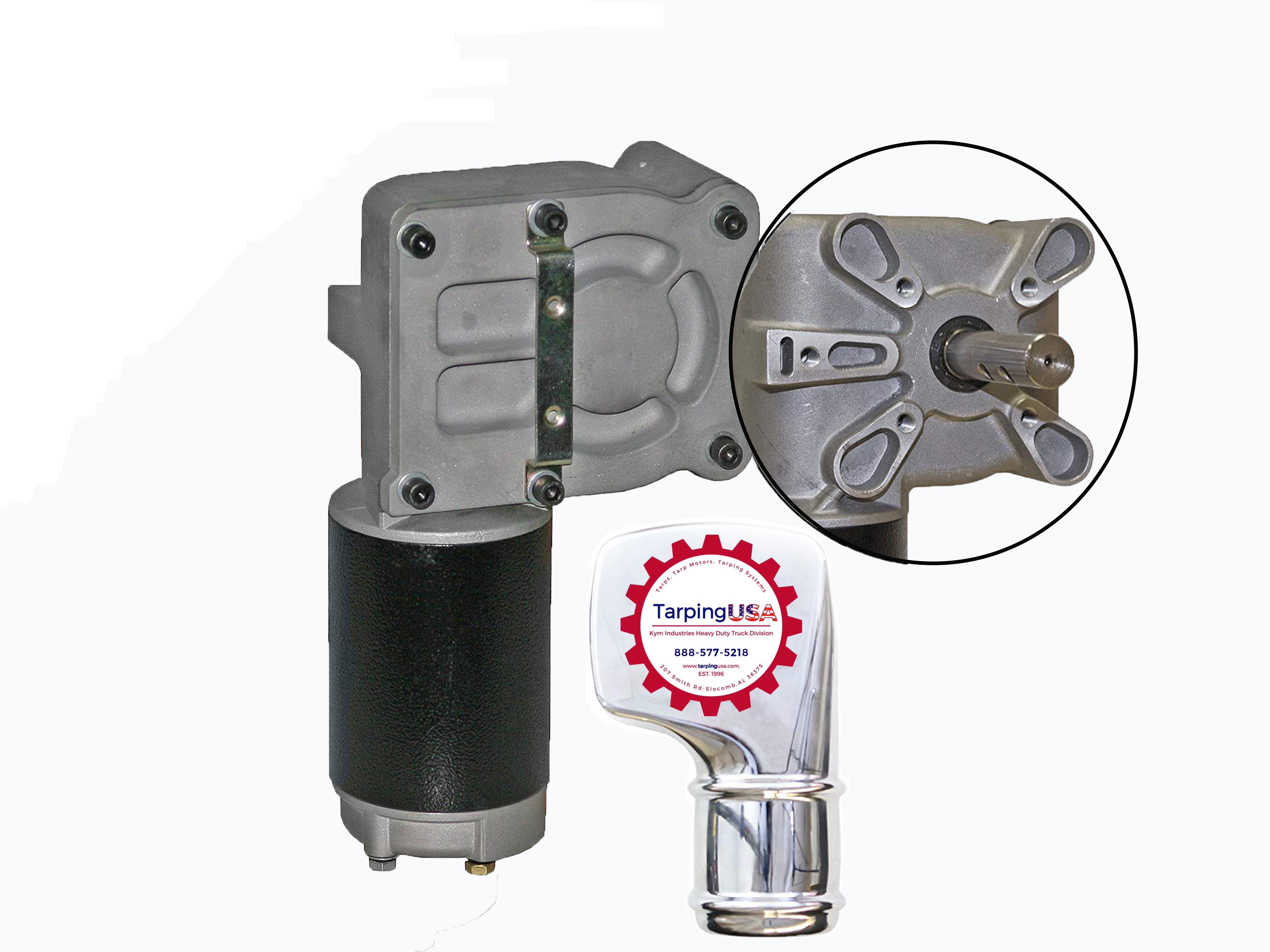 Tarping USA Raptor Dump Truck Tarp Motor For Dump Truck 900 Watt, 601