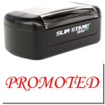 thumbnail image 1 of Slim Pre-Inked Promoted Stamp, Slim 1444, Ultra Slim Design, Impression Size 1/2" by 1-3/4", Up to 25,000 Impressions - Red Ink, 1 of 10